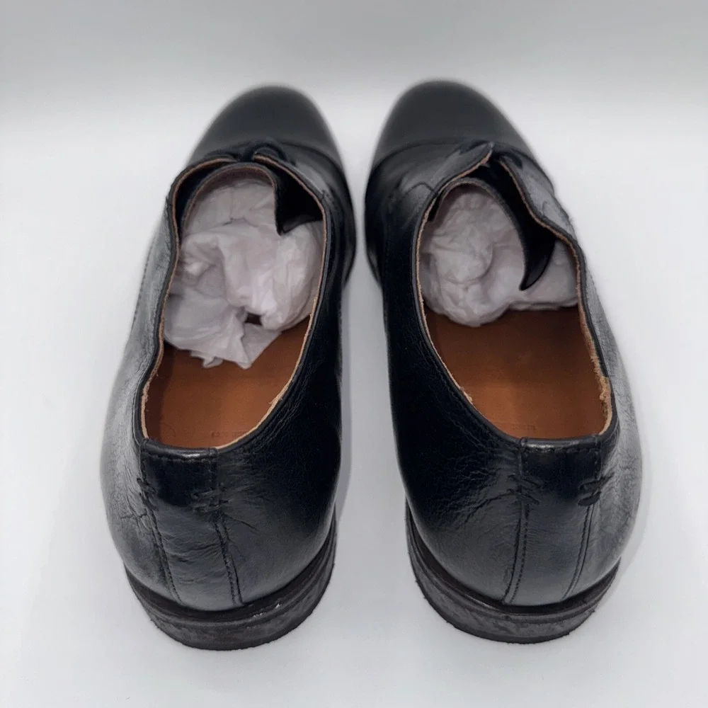 Frye Grant Oxfords Men's Size‎ 13 Black Leather Cap Toe